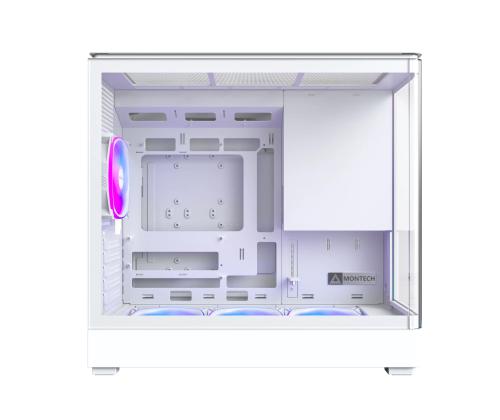 Case MONTECH micro ATX/Mini-ITX White Midi Tower PC KING 15 PRO KING15PRO(W)