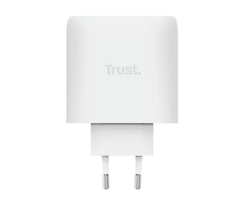 MOBILE CHARGER WALL MAXO 65W/4-PORT GAN WHITE 26068 TRUST