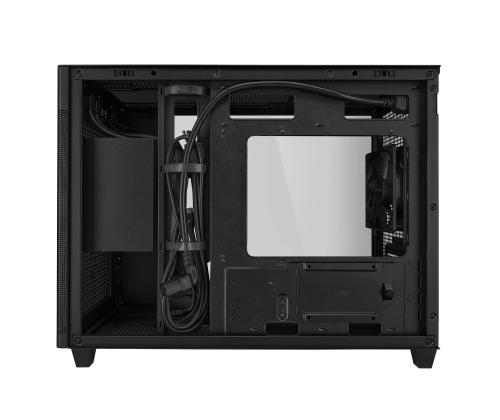Case ASUS Prime AP201 Tempered Glass Micro Not included MicroATX MiniITX Colour Black PRIMEAP201TG