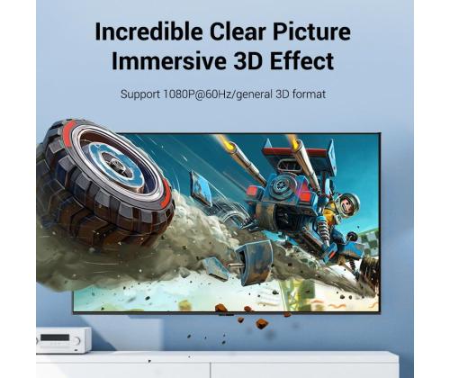 CABLE DP TO DVI 1M/BLACK HAFBF VENTION