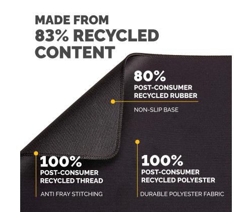 MOUSE PAD BREYTA XL/BLACK 100138995 FELLOWES