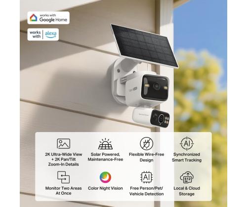 WRL CAMERA PAN/TILT/DUAL TAPO C645D KIT TP-LINK