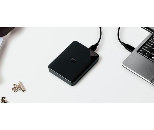 External HDD WESTERN DIGITAL Elements Portable SE 5TB USB 3.0 Colour Black WDBJRT0050BBK-WESN