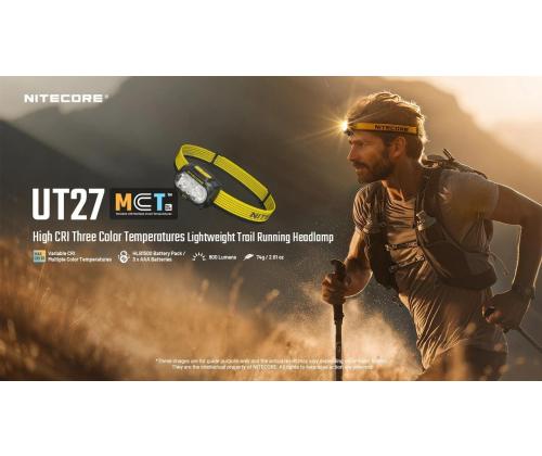 HEADLAMP UT SERIES 800LUMENS/UT27 MCT NITECORE