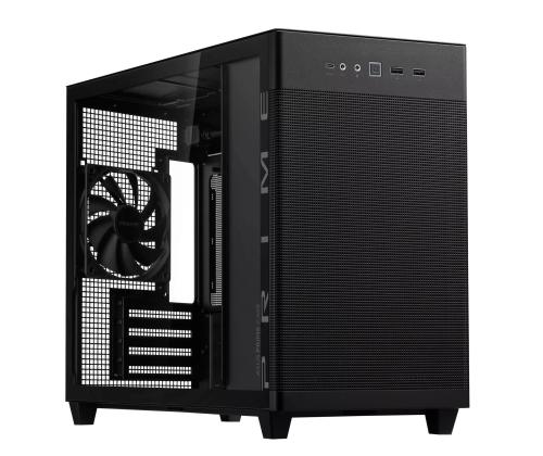 Case ASUS Prime AP201 Tempered Glass Micro Not included MicroATX MiniITX Colour Black PRIMEAP201TG