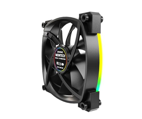 CASE FAN 120MM/RX120 PWM BLACK 3 IN 1 MONTECH