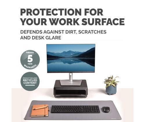 DESK MAT BREYTA/GREY 100139321 FELLOWES