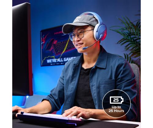 HEADSET HYPERX CLOUD JET/WRL GAM BLU AM7A0AA HYPERX