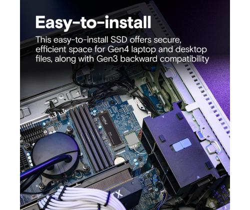 SSD CRUCIAL 800xTBW rating Read speed 7100 MB/s Write speed 6000 MB/s NVMe Yes PCI Express 4.0 M.2…