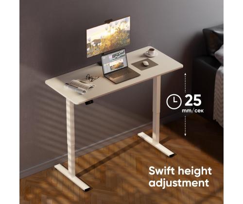 DESK MOTORISED/WHITE WDT221E-W ONKRON