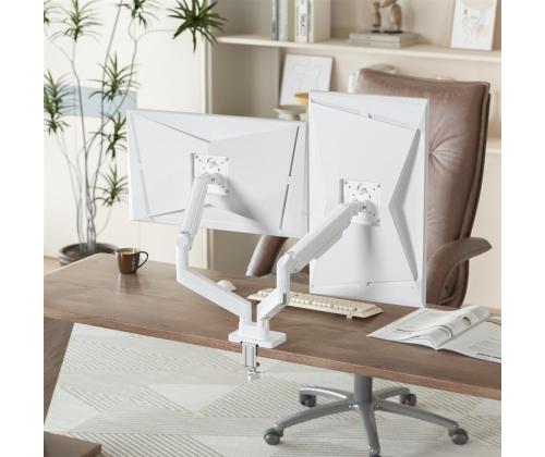 DISPLAY ACC MOUNTING ARM/DBL 17-32" MA-DA2-06-W GEMBIRD