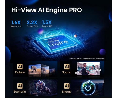 TV Set HISENSE 100 " 4K Ultra HD 3840 x 2160 pixels Flat 16:9 ULED 100U8Q