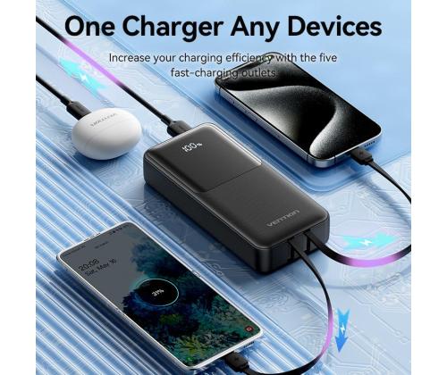 POWER BANK USB 20000MAH 22.5W/BLACK FHPB0 VENTION