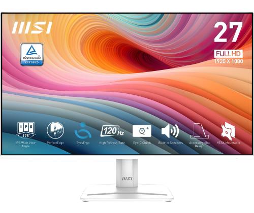 LCD Monitor MSI PRO MP275W E2 27" Business 1920x1080 16:9 120 ?? 1 ms Speakers PROMP275WE2