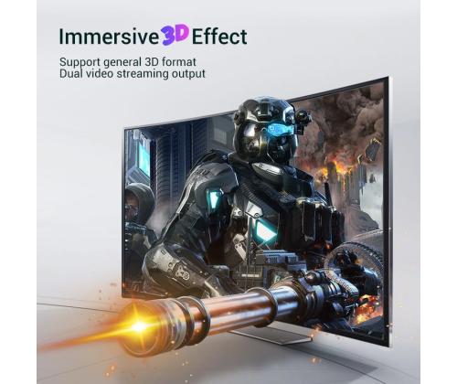 CABLE DP TO HDMI 2M/BLACK HADBH VENTION