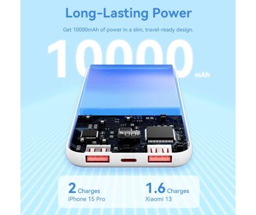 POWER BANK USB 10000MAH 22.5W/BLACK FHKB0 VENTION