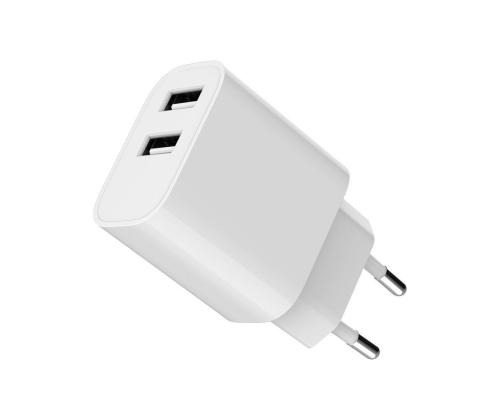 CHARGER USB UNIVERSAL WHITE/2P TA-UC-2A12-01 GEMBIRD