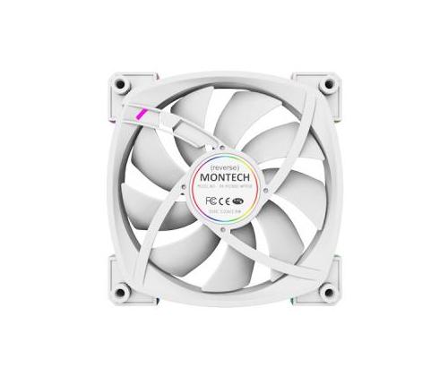 CASE FAN 120MM/RX120 PWM WHITE MONTECH