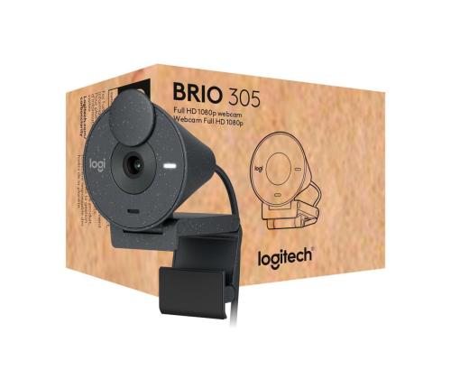 CAMERA WEBCAM BRIO 305/GRAPHITE 960-001469 LOGITECH