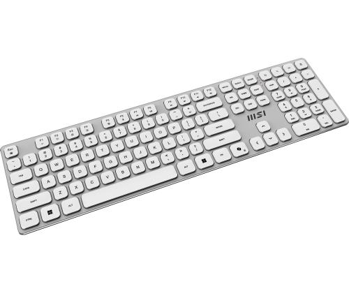 KEYBOARD +MOUSE/FORGE K210 W COMBO WHITE MSI