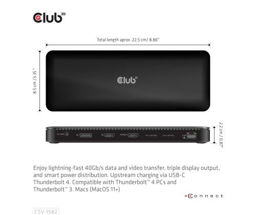 NB ACC DOCKING STATION 12IN1/THUNDERBOLT CSV-1582 CLUB3D