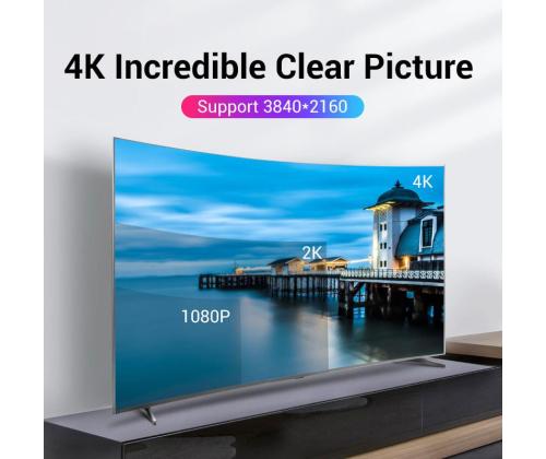 CABLE DP 1M/BLACK HACBF VENTION