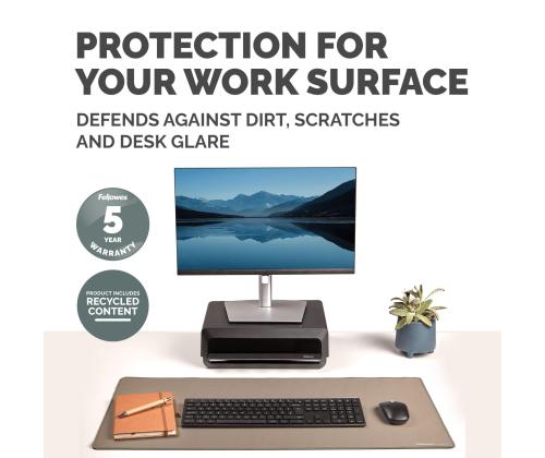 DESK MAT BREYTA/SAND 100139324 FELLOWES