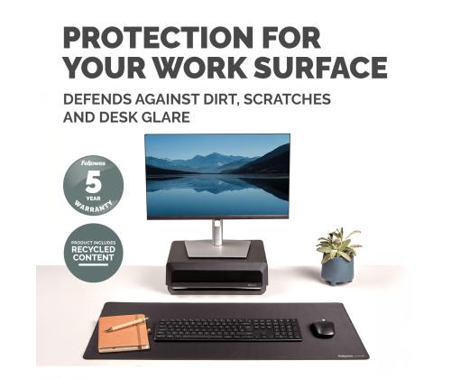 DESK MAT BREYTA/BLACK 100139320 FELLOWES