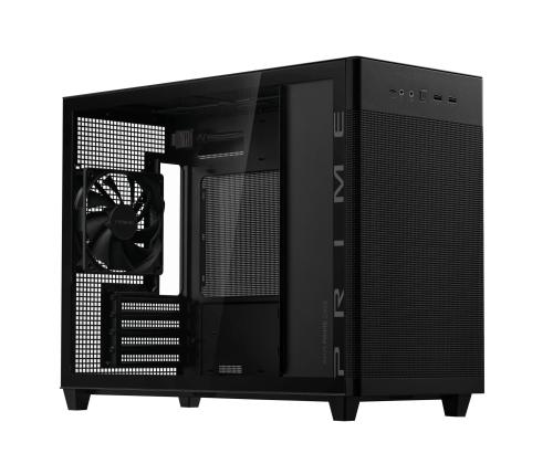 Case ASUS Prime AP201 Tempered Glass Micro Not included MicroATX MiniITX Colour Black PRIMEAP201TG