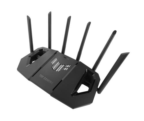 Wireless Router ASUS TUF Gaming BE9400 Wi-Fi 7 (802.11be) Data speed 9400 Mbit/s Ethernet WAN Yes…