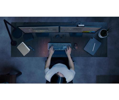 KEYBOARD +MOUSE COMBO MXKEYS S/BLACK 920-011614 LOGITECH