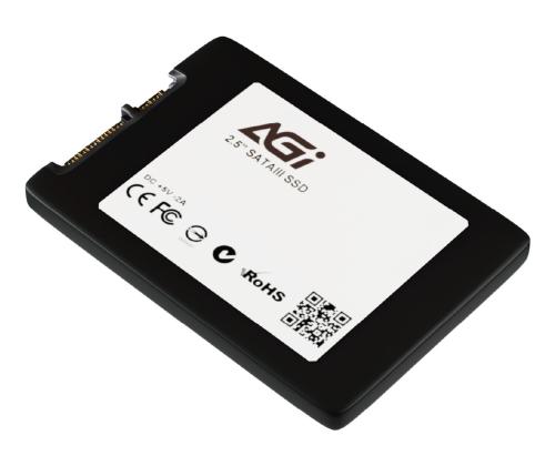 SSD AGI TECHNOLOGY 256 GB Serial ATA III Write speed 510 MB/s Read speed 530 MB/s Hanging box 2.5"…