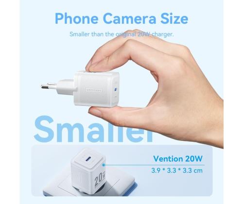 MOBILE CHARGER WALL USB-C/20W TZ-FEPW0-EU-01 VENTION