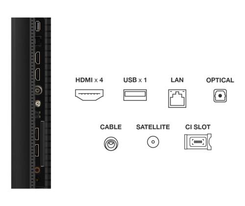 TV Set TCL 50 " 4K Ultra HD 3840 x 2160 pixels Flat 16:9 QD-Mini LED 50C69K