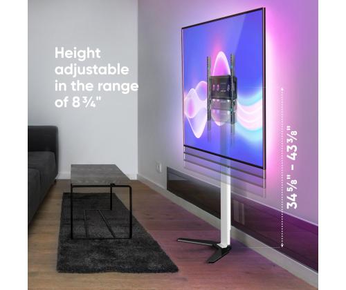 TV SET ACC FLOOR STAND /26-65"/WHITE TS1140-W ONKRON