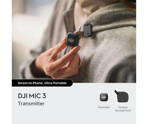 CAMERA ACC MIC 3 TRANSMITTER/CP.RN.00000478 DJI