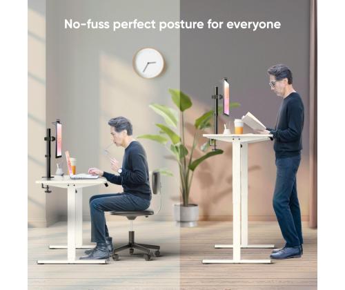 DESK MOTORISED/WHITE WDT221E-W ONKRON