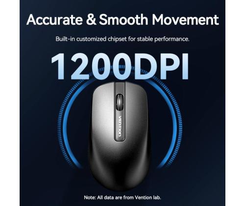 MOUSE USB OPTICAL BLACK/KTABG VENTION