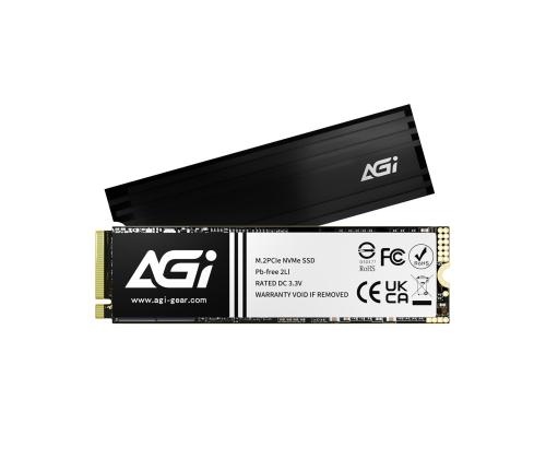 SSD AGI 750xTBW rating MTBF 2000000 h Read speed 7400 MB/s Write speed 5200 MB/s NVMe Yes PCI…