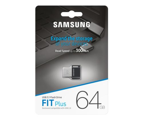 MEMORY DRIVE FLASH USB3.1 64GB/FIT PLUS MUF-64AB/APC SAMSUNG