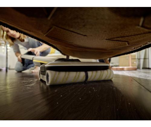 Vacuum Cleaner KARCHER Dry&wet Electric broom White/Black/Yellow Bagless Battery  4.3 kg 1.055-701.0