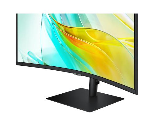 LCD Monitor SAMSUNG S65UC 34" Curved/21 : 9 Panel VA 3440x1440 21:9 100Hz 5 ms Speakers Tilt Colour…