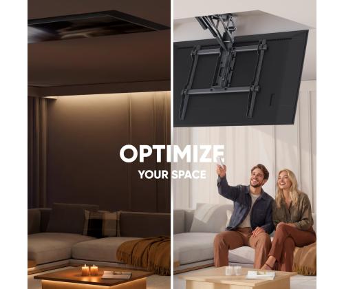 TV SET ACC CEILING MOUNT/50-75" BLACK N3LE-B ONKRON