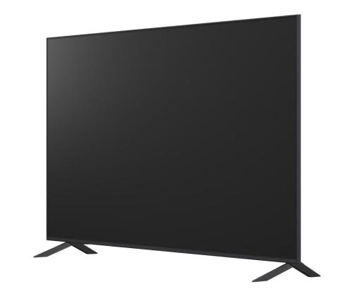TV Set LG 75" 4K/Smart 3840x2160 Wireless LAN Bluetooth webOS Black 75QNED82A3B