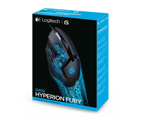 MOUSE USB OPTICAL G402/BLACK 910-004068 LOGITECH