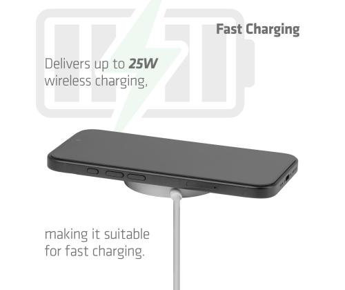 MOBILE CHARGER QI2 MAGSAFE/25W WH CAC-3026 CLUB3D