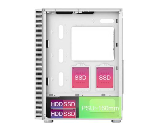 Case MONTECH X3 Glass MidiTower Case product features Transparent panel Not included ATX MicroATX…