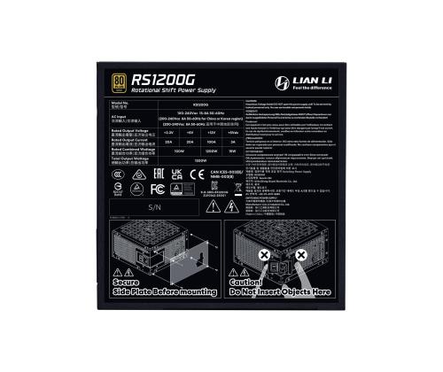 Power Supply LIAN LI ATX PC 100 - 240 V 1200 W G9P.RS1200G.BH00.EU