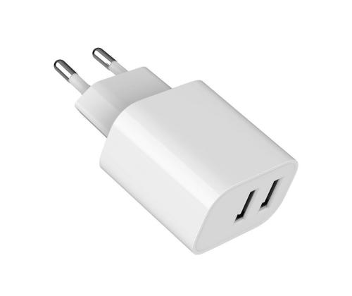 CHARGER USB UNIVERSAL WHITE/2P TA-UC-2A12-01 GEMBIRD