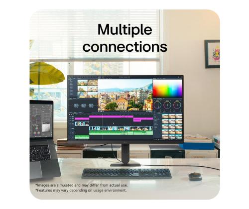 LCD Monitor LG 27 " 3840 x 2160 pixels 4K Ultra HD Native aspect ratio 16:9 LCD Flat 27U710B-B